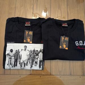 Men's ALI Shoe Palace Muhammad ALI T-shirt Size L Qty 2
